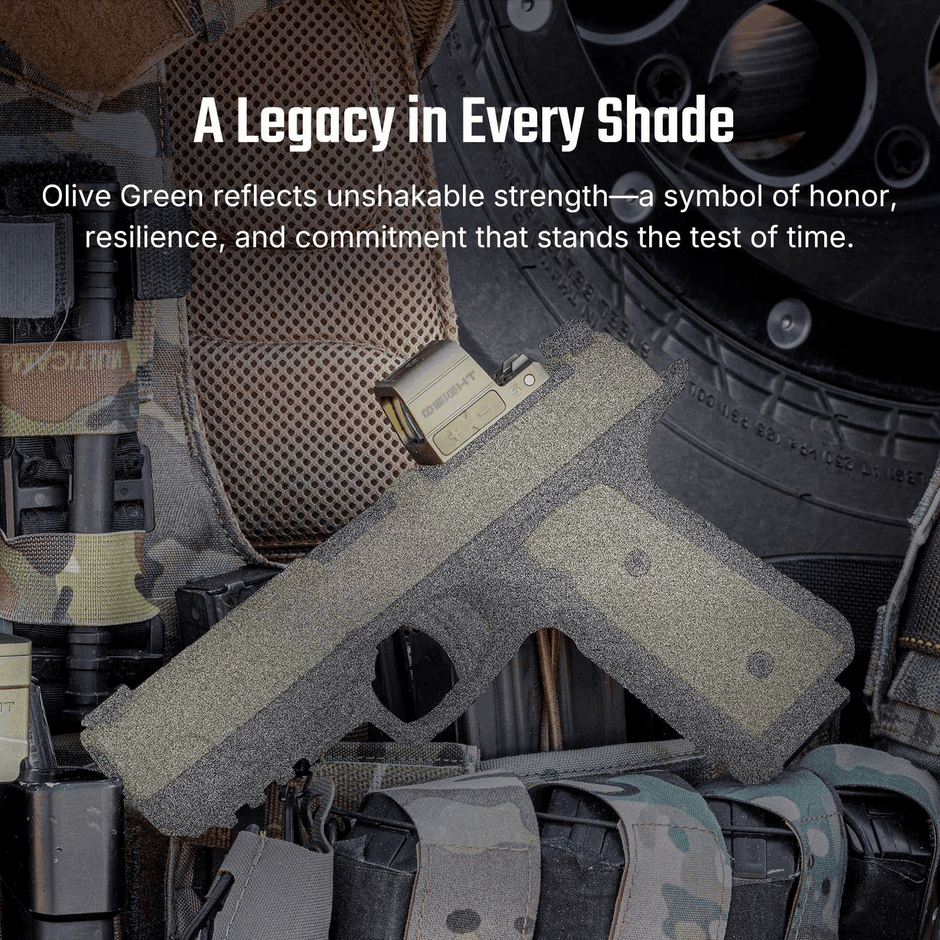Osight S Olive Green Enclosed Red Dot 2 MOA Dot & 32 MOA Circle OAL™ Housing