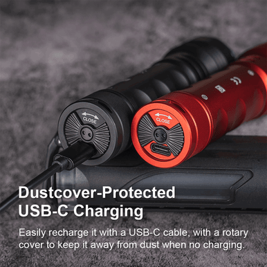 Seeker 4 USB-C Rechargeable EDC Flashlight With 3100 Lumens