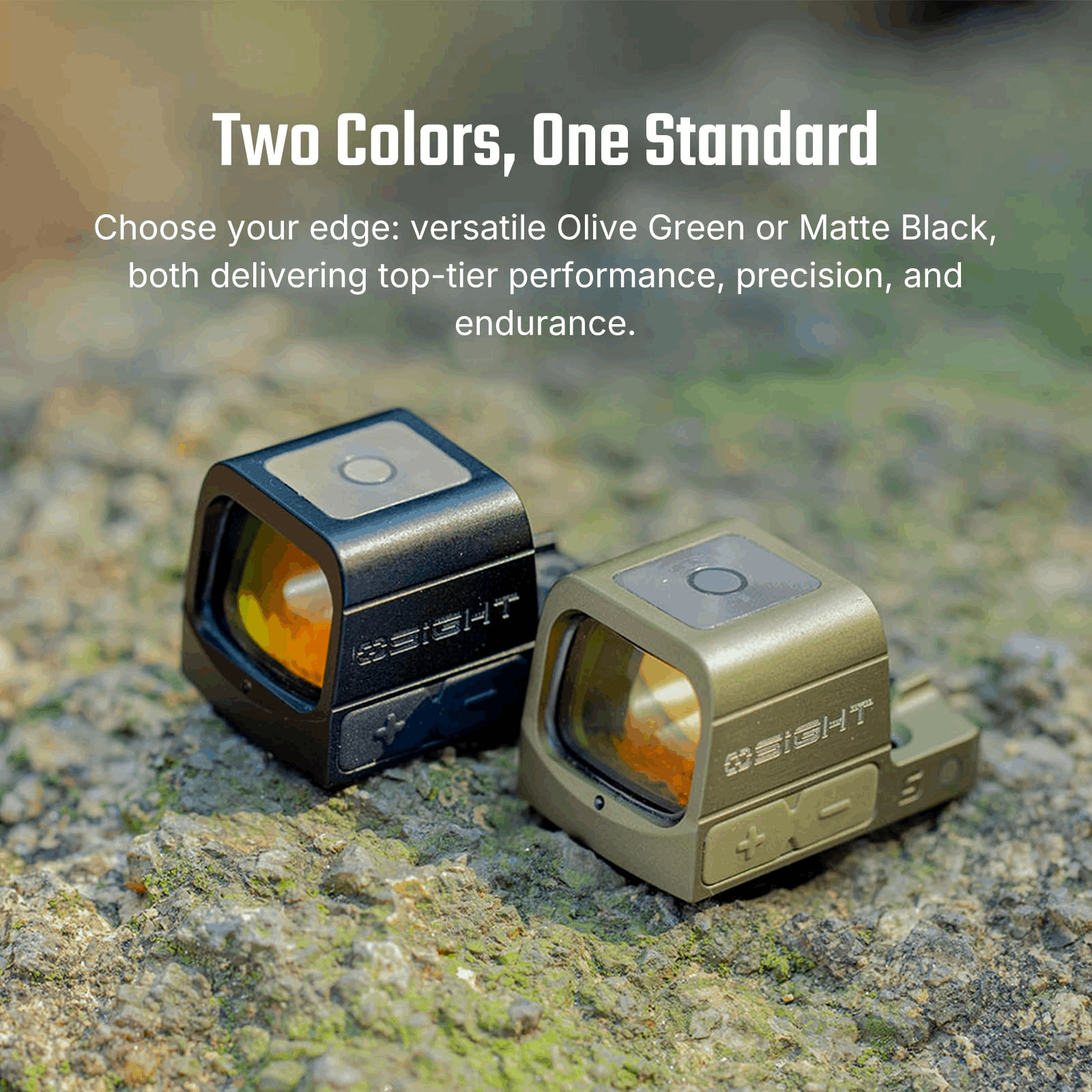 Osight S Olive Green Enclosed Red Dot 2 MOA Dot & 32 MOA Circle OAL™ Housing