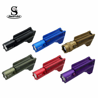 Shooters Gate Triangle Grip Tactical Flashlight w/ Strobe 1600 Lumens