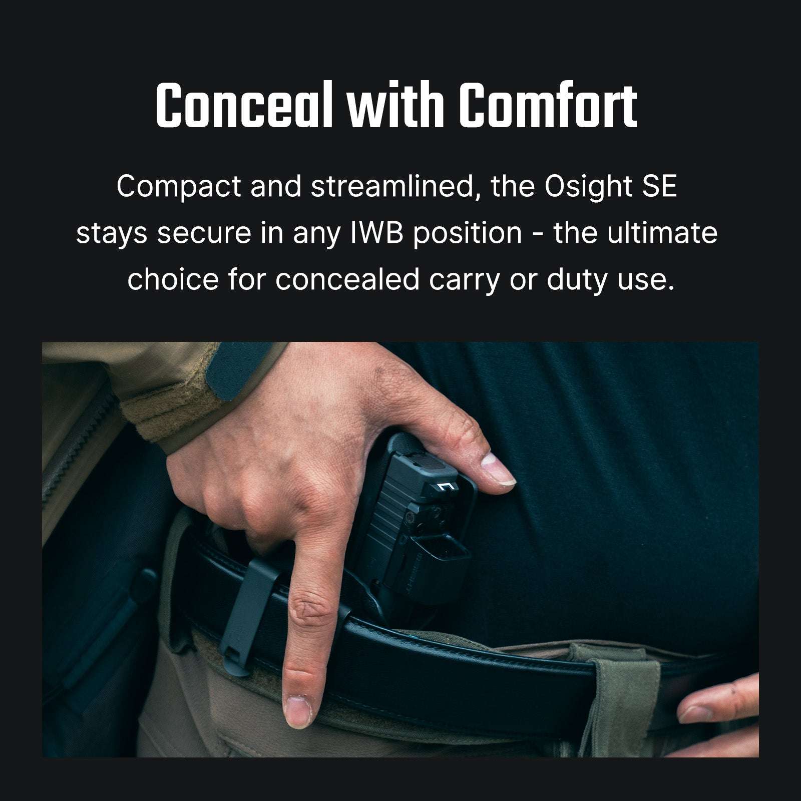 Osight SE Enclosed Optic with RMSc Footprint and Replaceable Battery