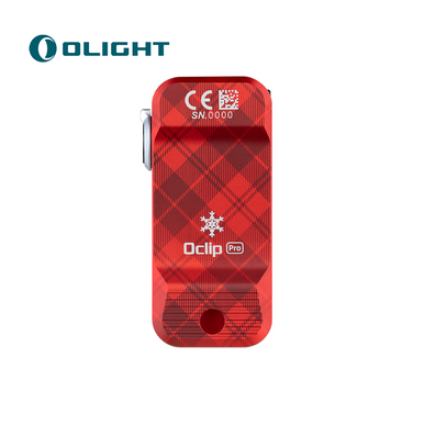 Oclip Pro Clip on Flashlight with Floodlight Spotlight and Red Light-Limit Color