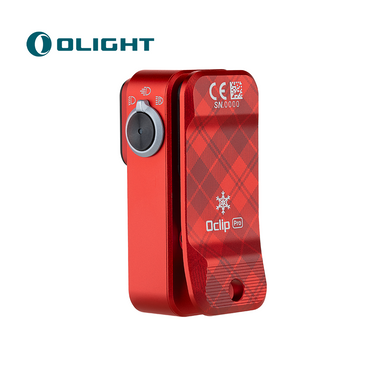 Oclip Pro Clip on Flashlight with Floodlight Spotlight and Red Light-Limit Color