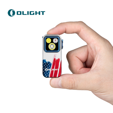 Oclip Pro Clip on Flashlight with Floodlight Spotlight and Red Light-Limit Color
