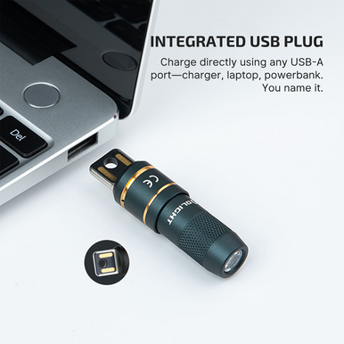 imini 2 Rechargeable Mini Flashlight
