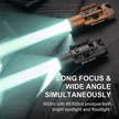 PL Turbo Tactical Light with Spotlight and Floodlight