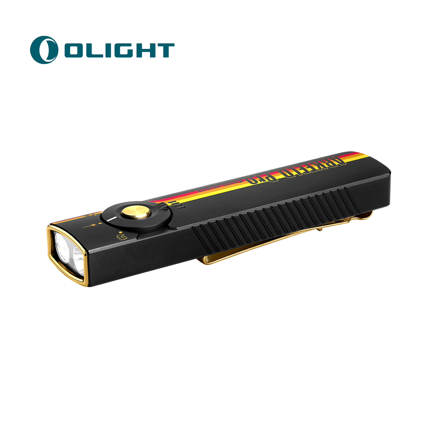 Arkfeld Pro Flat EDC Flashlight with LED Light, UV and Laser