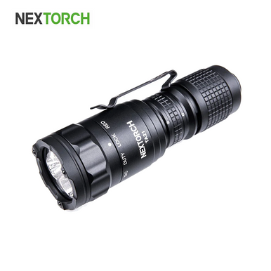 NEXTORCH TA21 Pocket Carry Tactical Flashlight Set - Red & White Light