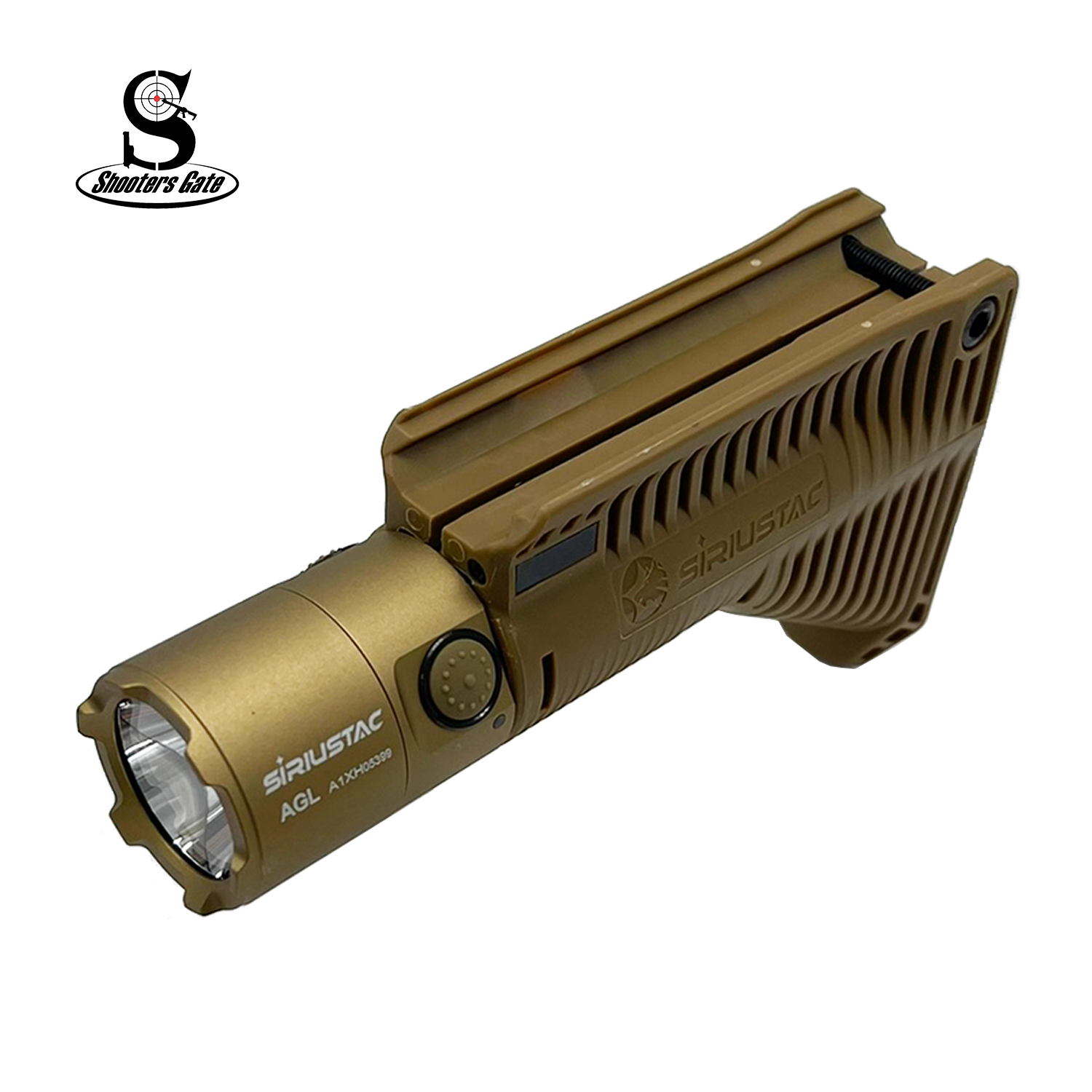 Shooters Gate Triangle Grip Tactical Flashlight w/ Strobe 1600 Lumens
