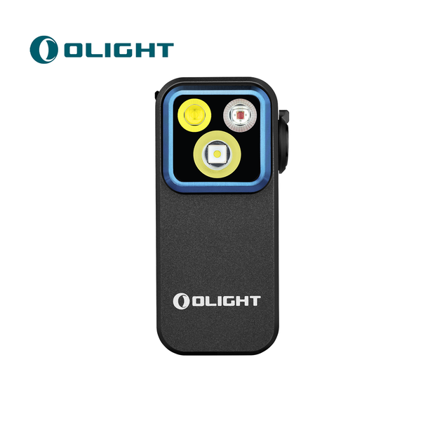 Oclip Pro Clip on Flashlight with Floodlight Spotlight and Red Light