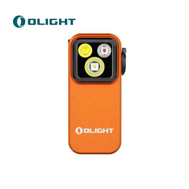 Oclip Pro Clip on Flashlight with Floodlight Spotlight and Red Light