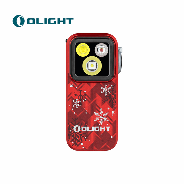 Oclip Pro Clip on Flashlight with Floodlight Spotlight and Red Light-Limit Color