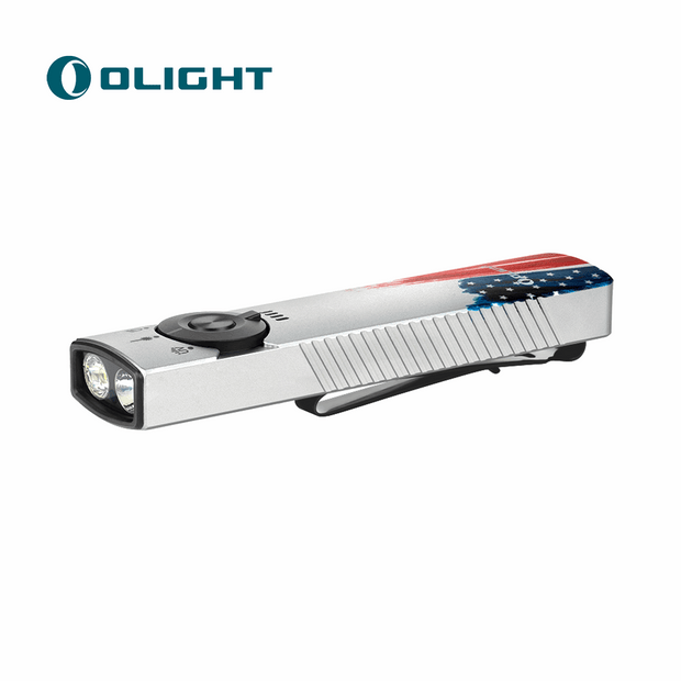 Arkfeld Pro Flat EDC Flashlight with LED Light, UV and Laser-Limit Color