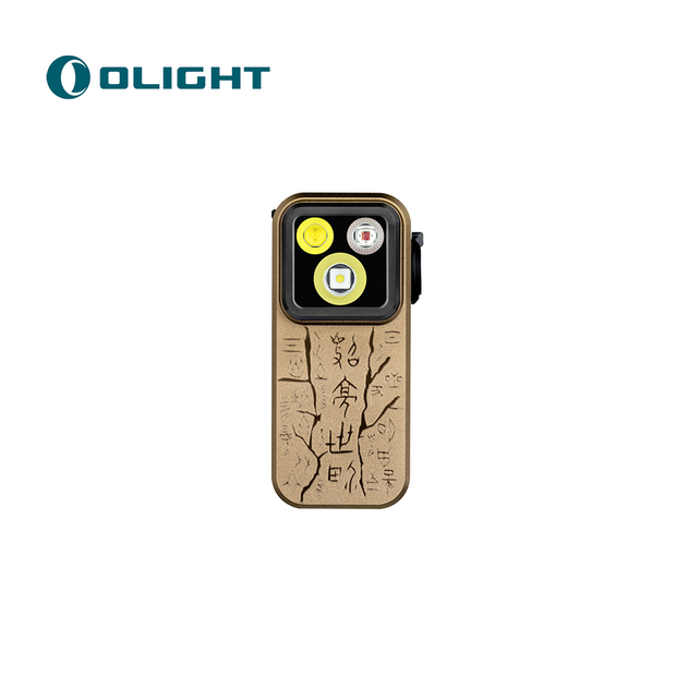 Oclip Pro Clip on Flashlight with Floodlight Spotlight and Red Light-Limit Color