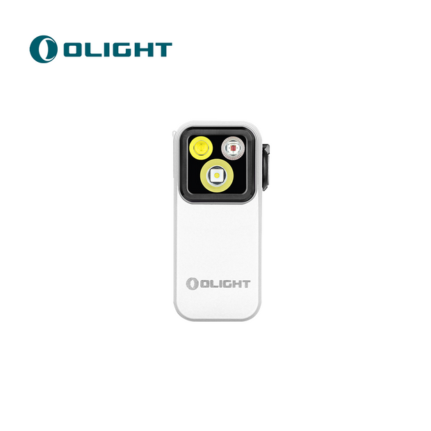 Oclip Pro Clip on Flashlight with Floodlight Spotlight and Red Light