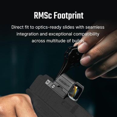 Osight SE Enclosed Optic with RMSc Footprint and Replaceable Battery