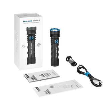 Seeker 4 USB-C Rechargeable EDC Flashlight With 3100 Lumens