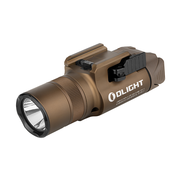 Olight Baldr Pro R Rechargeable Light with GL Beam —Desert Tan