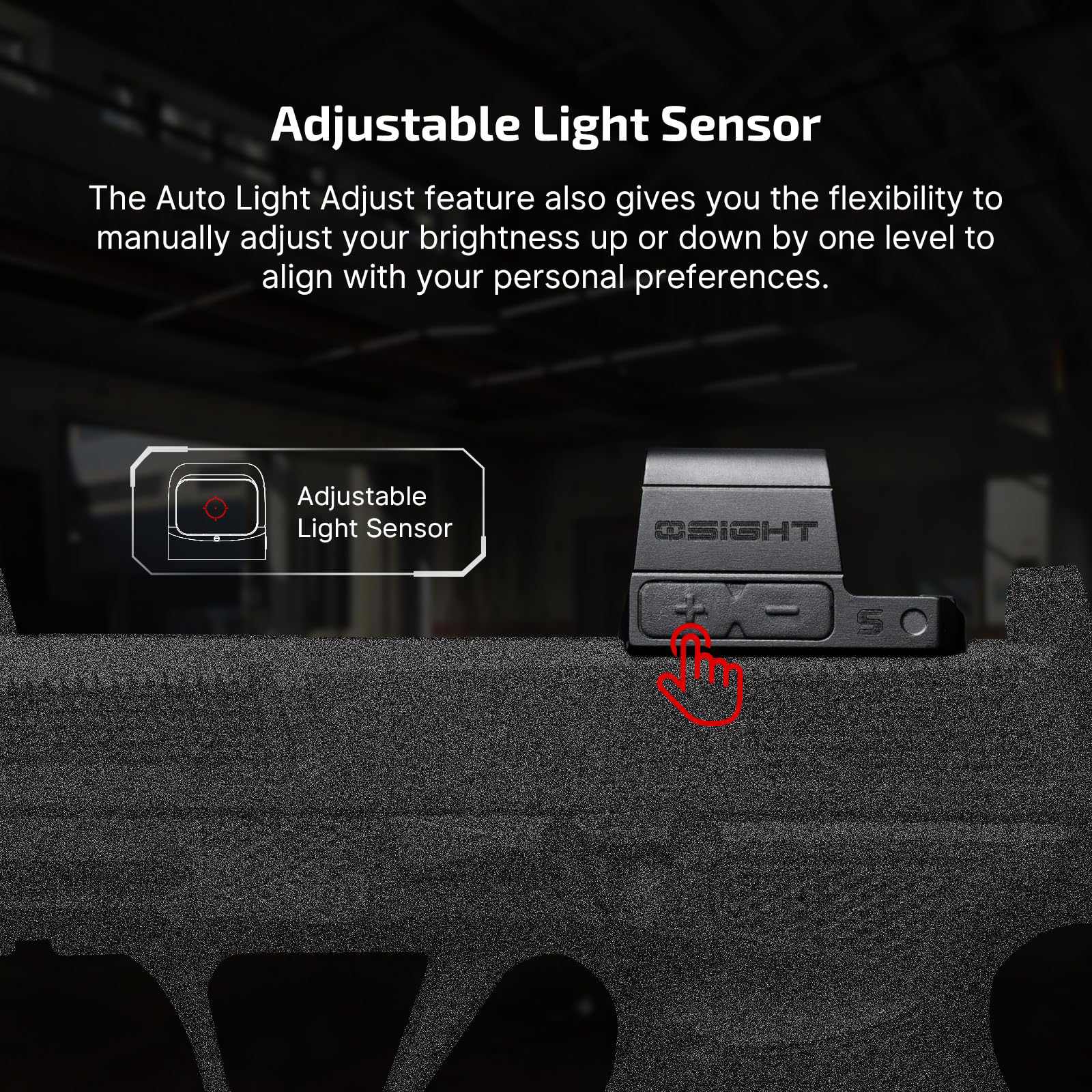 Osight S 2 MOA Dot & 32 MOA Circle with OAL Material