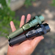 AGC 1600 Lumens Triangle Grip Tactical Flashlight with Green Laser