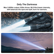Warrior X 4 USB-C and MCC Rechargeable Tactical Flashlight With Holster