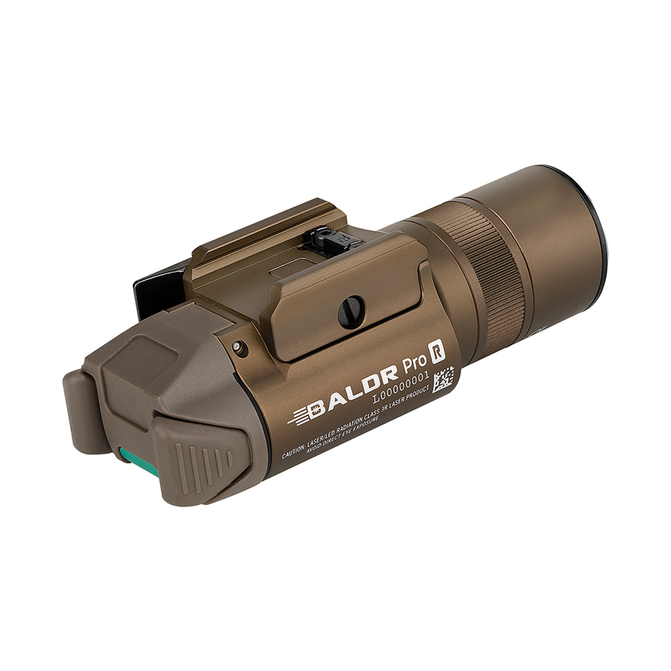 Olight Baldr Pro R Rechargeable Light with GL Beam —Desert Tan