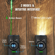 Arkfeld Flat Flashlight with Green Laser & White Light