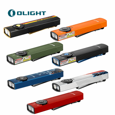 Arkfeld Pro Flat EDC Flashlight with LED Light, UV and Laser