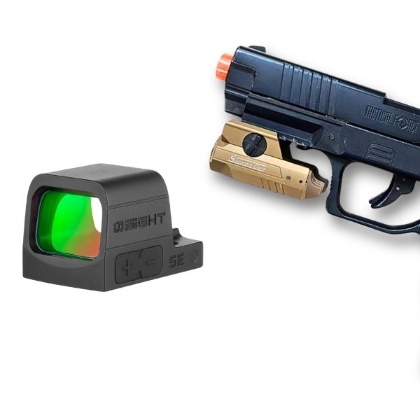 Osight SE HML1 600 lm Tactical Light w/ Strobe – TAN Combo