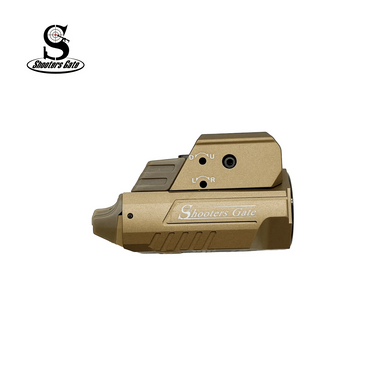 Shooters Gate HMGL 800 lm Rechargeable Green Laser Tactical Light w/ Strobe – Tan