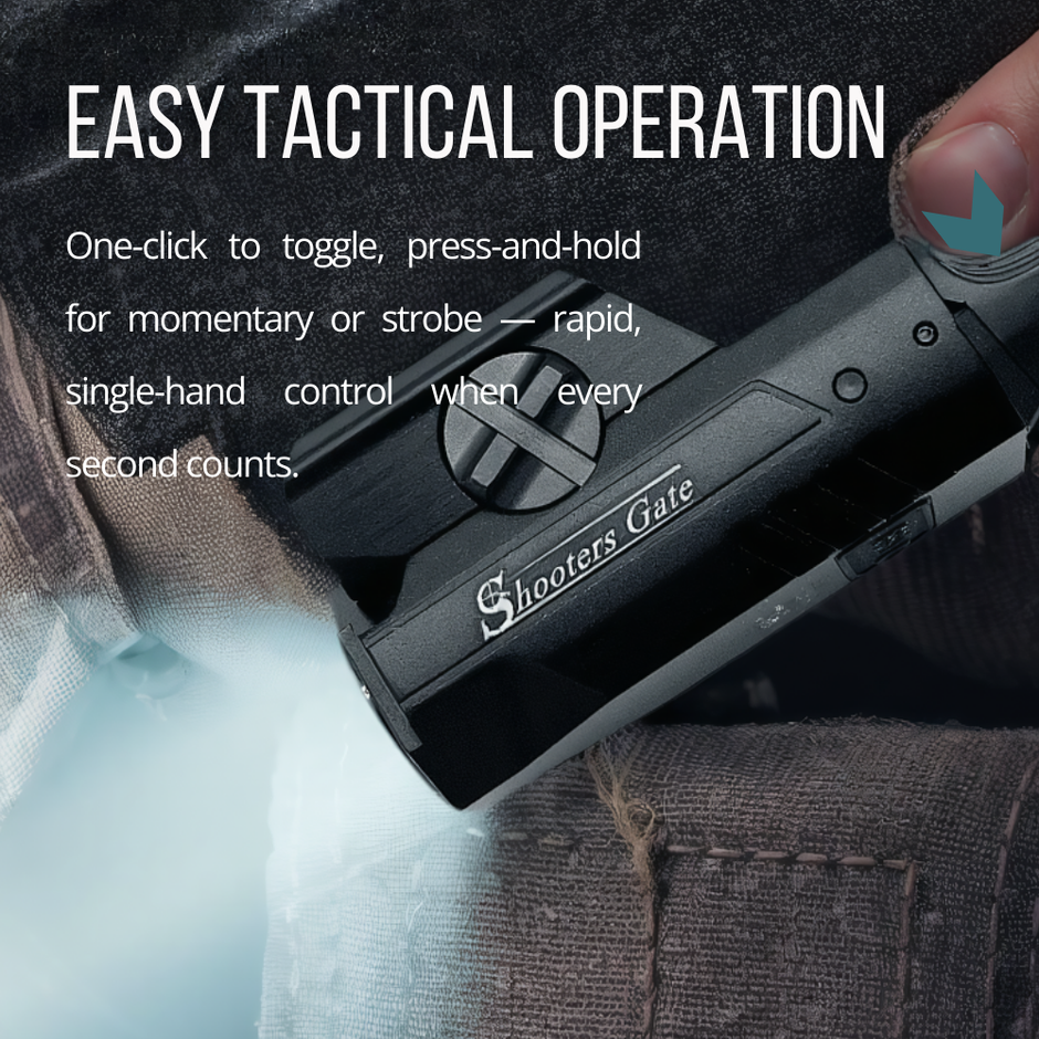HML1 600 lm Rechargeable Tactical Light w/ Strobe