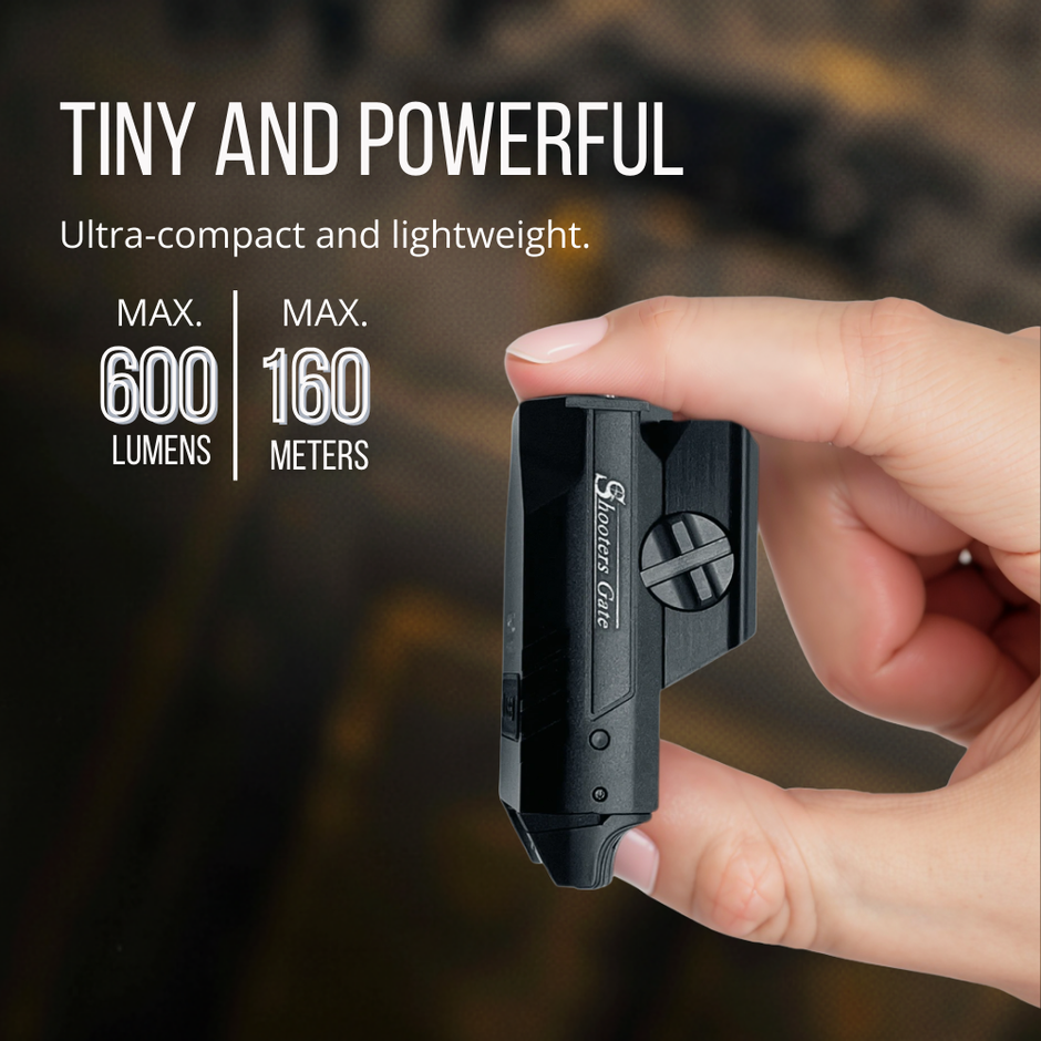 HML1 600 lm Rechargeable Tactical Light w/ Strobe