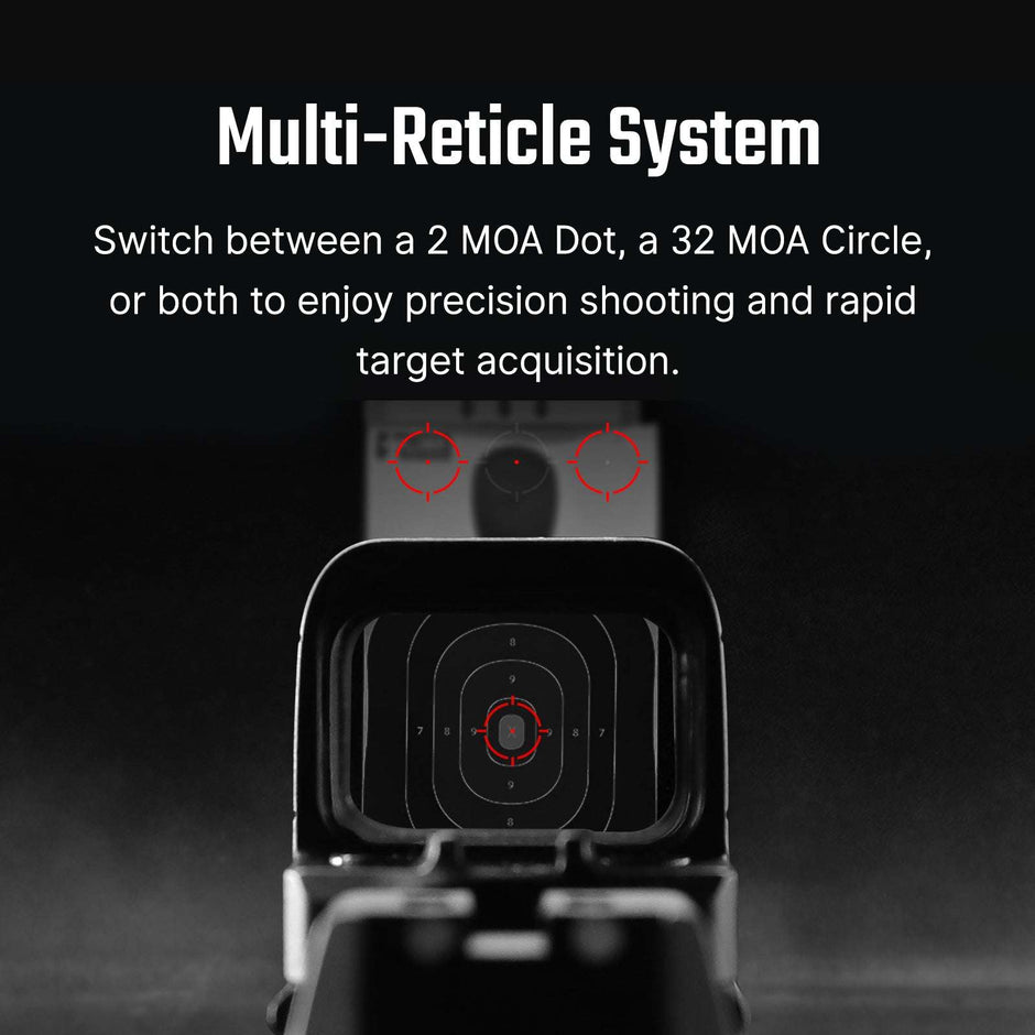 Osight SE Enclosed Optic with RMSc Footprint and Replaceable Battery