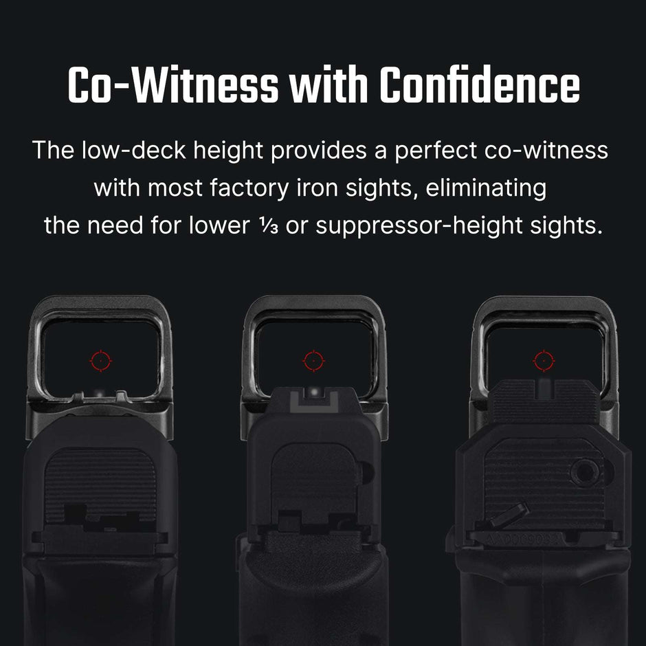 Osight SE Enclosed Optic with RMSc Footprint and Replaceable Battery