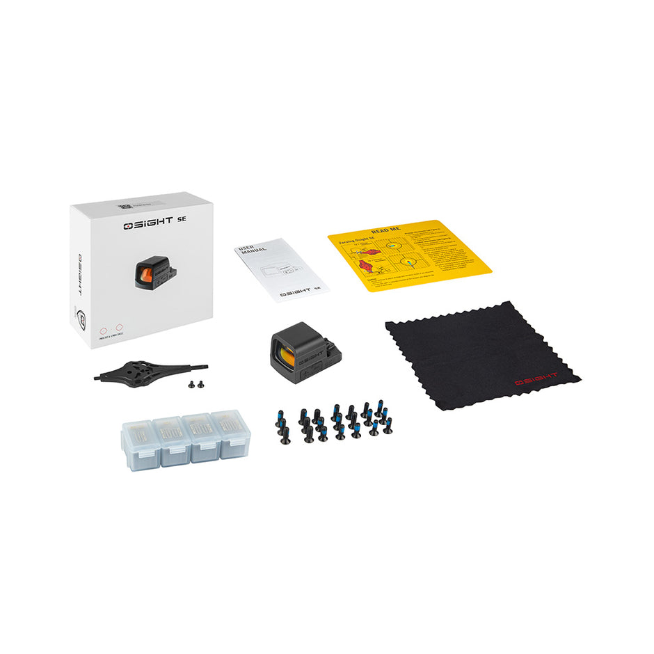 Osight SE Enclosed Optic with RMSc Footprint and Replaceable Battery