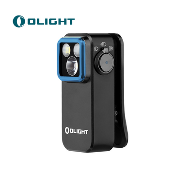Oclip Pro Clip on Flashlight with Floodlight Spotlight and Red Light