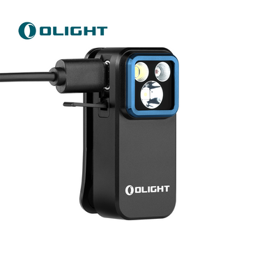 Oclip Pro Clip on Flashlight with Floodlight Spotlight and Red Light