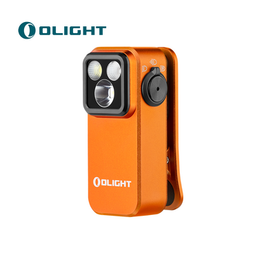 Oclip Pro Clip on Flashlight with Floodlight Spotlight and Red Light