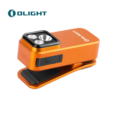 Oclip Pro Clip on Flashlight with Floodlight Spotlight and Red Light