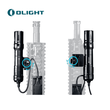 Olight Odin Tactical Rechargeable  Light with Mount and Remote Switch