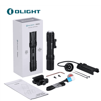 Olight Odin Tactical Rechargeable  Light with Mount and Remote Switch
