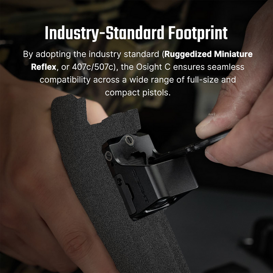 Osight C Open Reflex Optic with Replaceable Side-Loading Battery