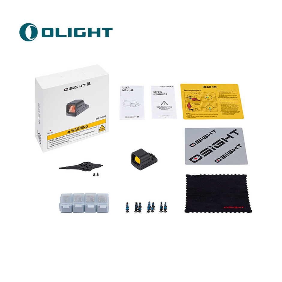 Osight K Open Reflex Optic with Replaceable Side-Loading Battery
