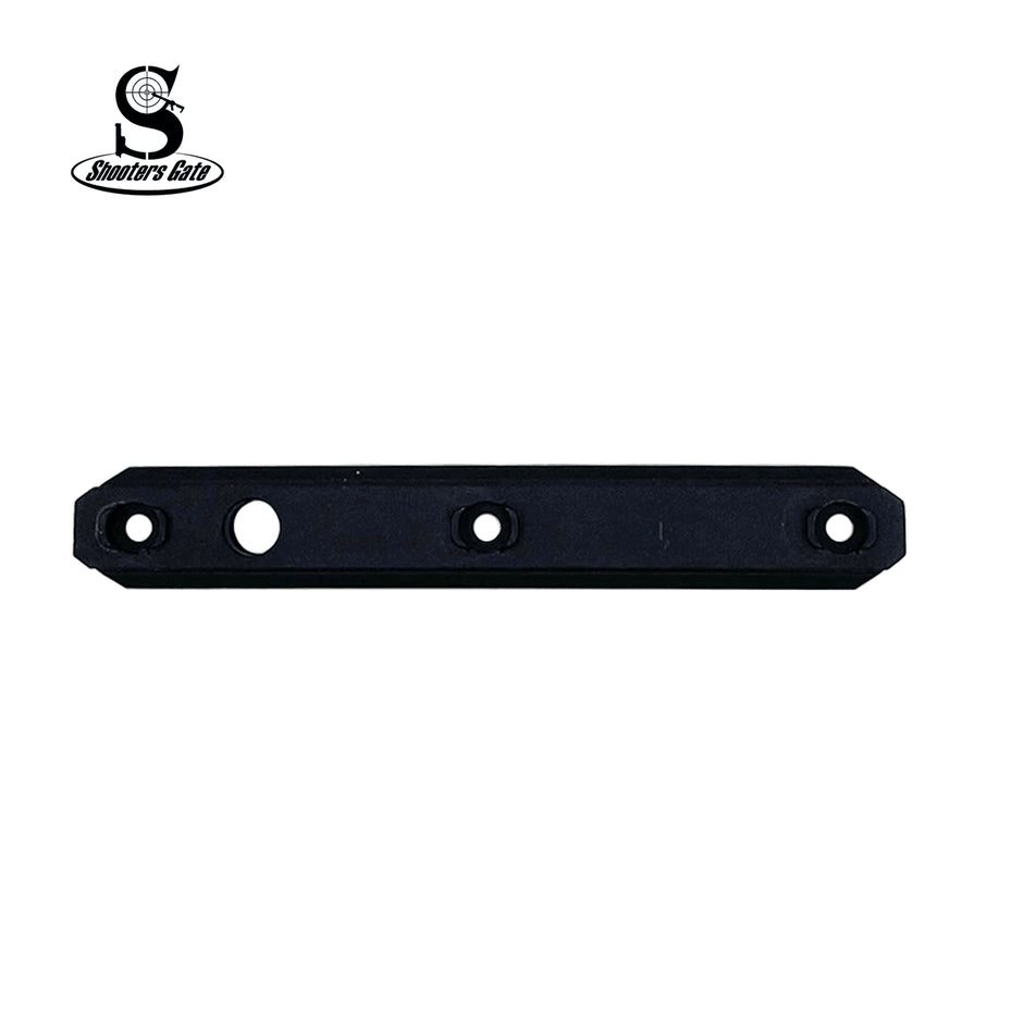 12 Slot Aluminum Picatinny Rail Section for M-LOK (5.5") QD