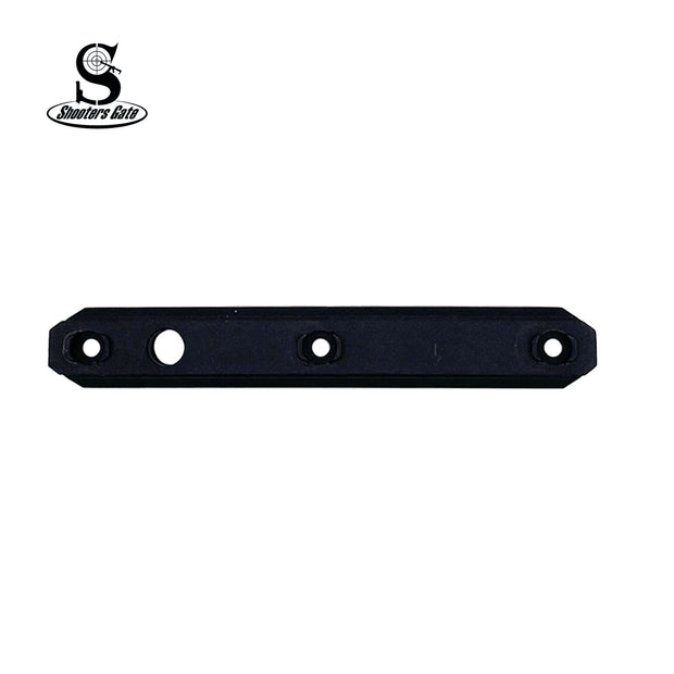 12 Slot Aluminum Picatinny Rail Section for M-LOK (5.5") QD