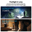 Prowess EDC flashlight with dual-direction illumination