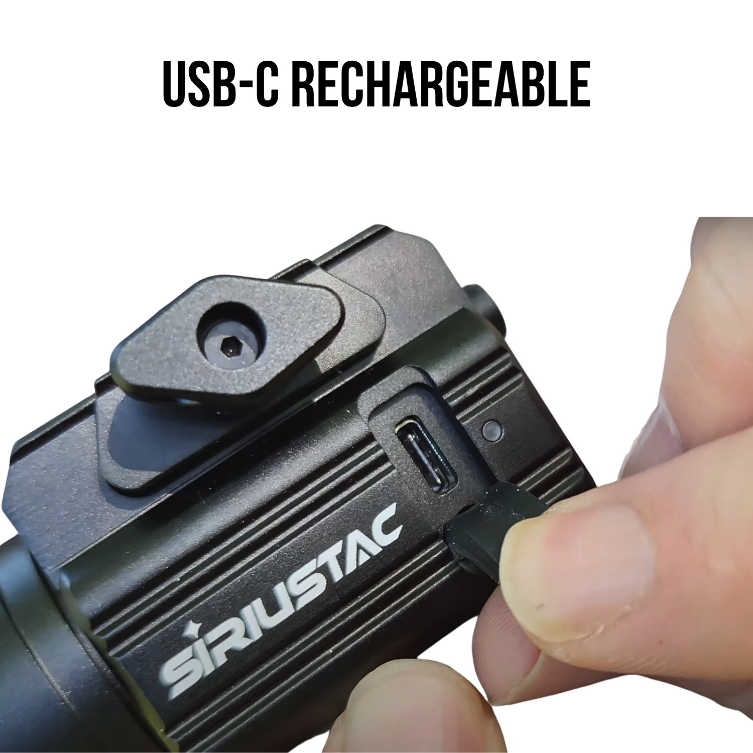 VGC Rechargeable 2000Lumen Foregrip Light w/ Green Laser