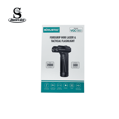 Shooters Gate VGC mini Rechargeable 2000 Lumen Foregrip Light with Green Laser