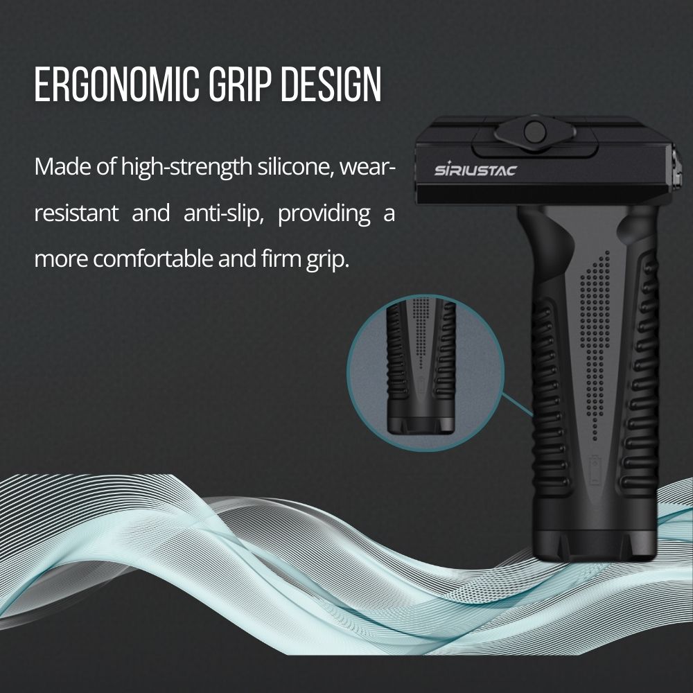 VGC mini Rechargeable 2000 Lumen Foregrip Light with Green Laser