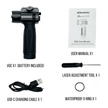VGC Rechargeable 2000Lumen Foregrip Light w/ Green Laser